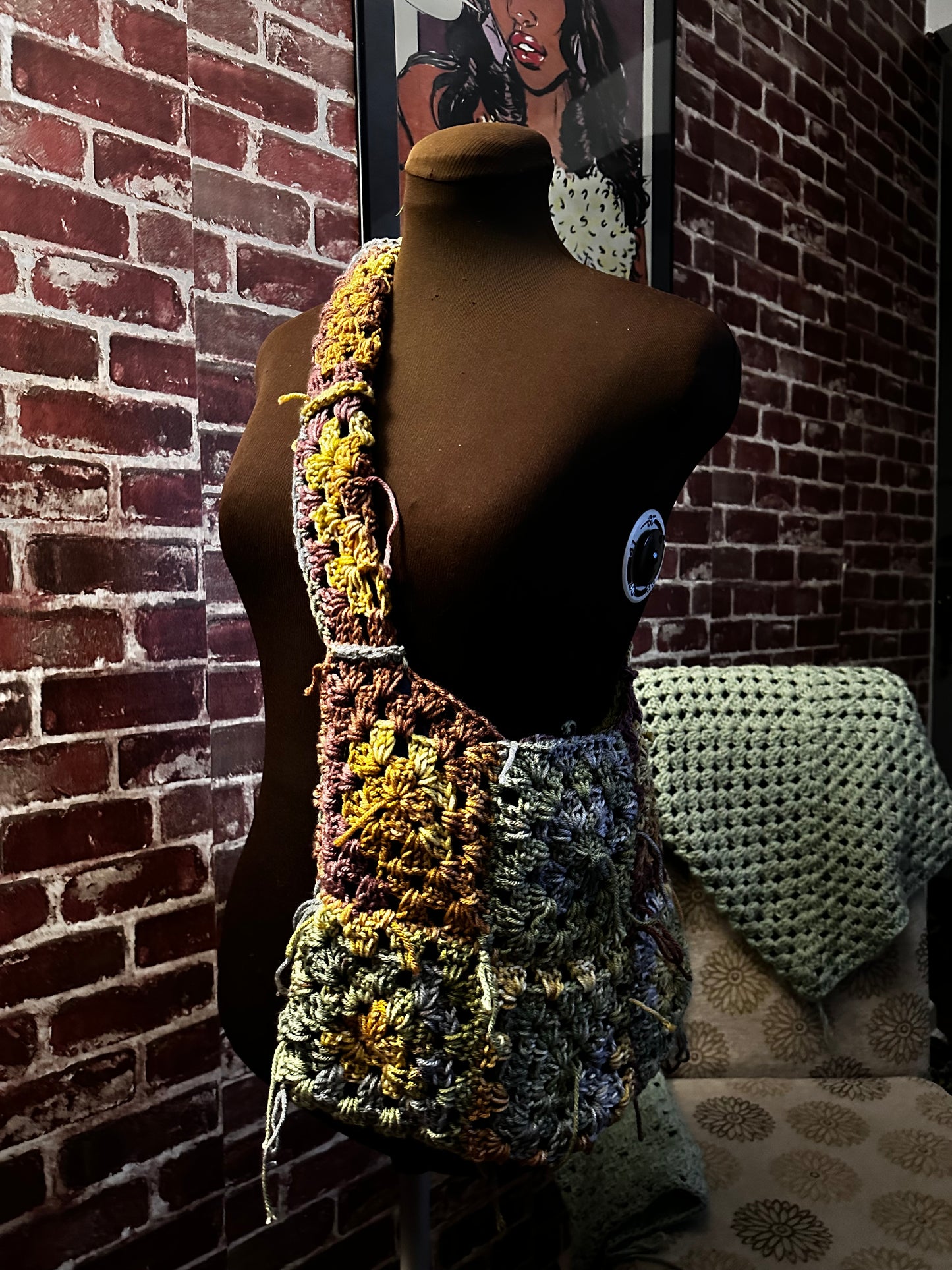 Granny Square Tote Bag