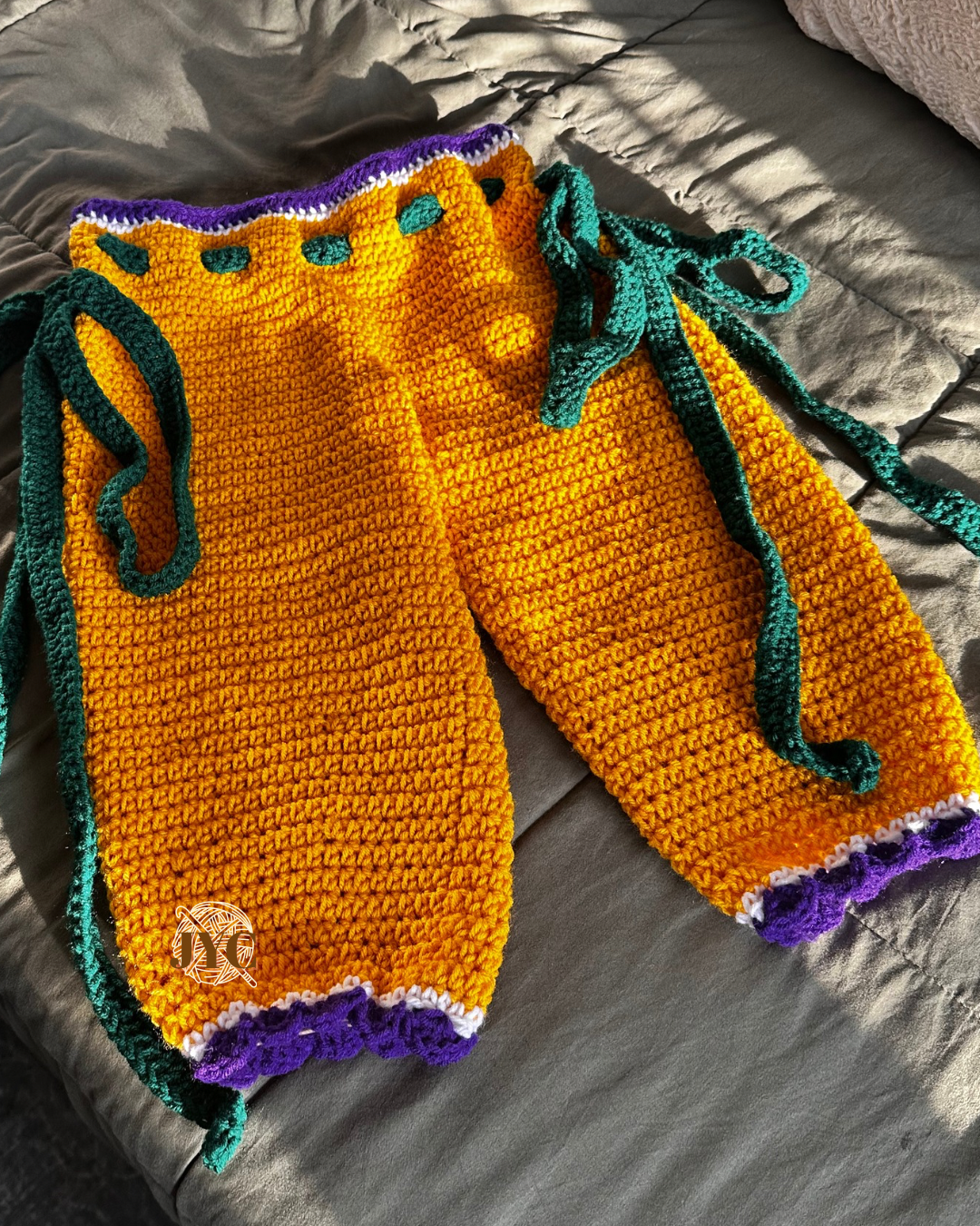 Mardi Gras Custom Ordered Capris