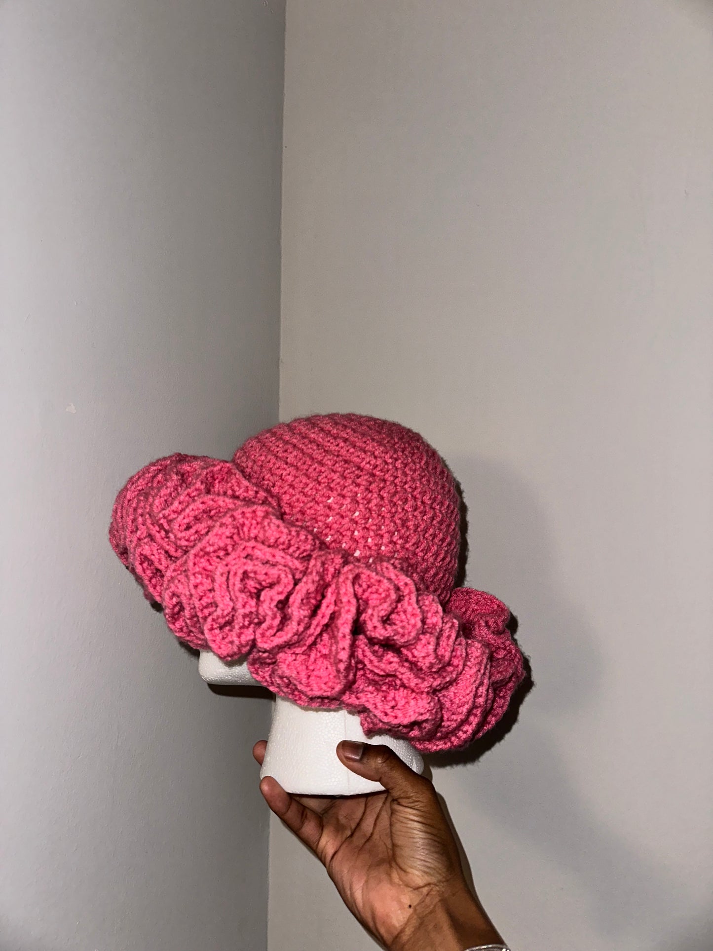 Solid Color Fluffy Bucket Hat