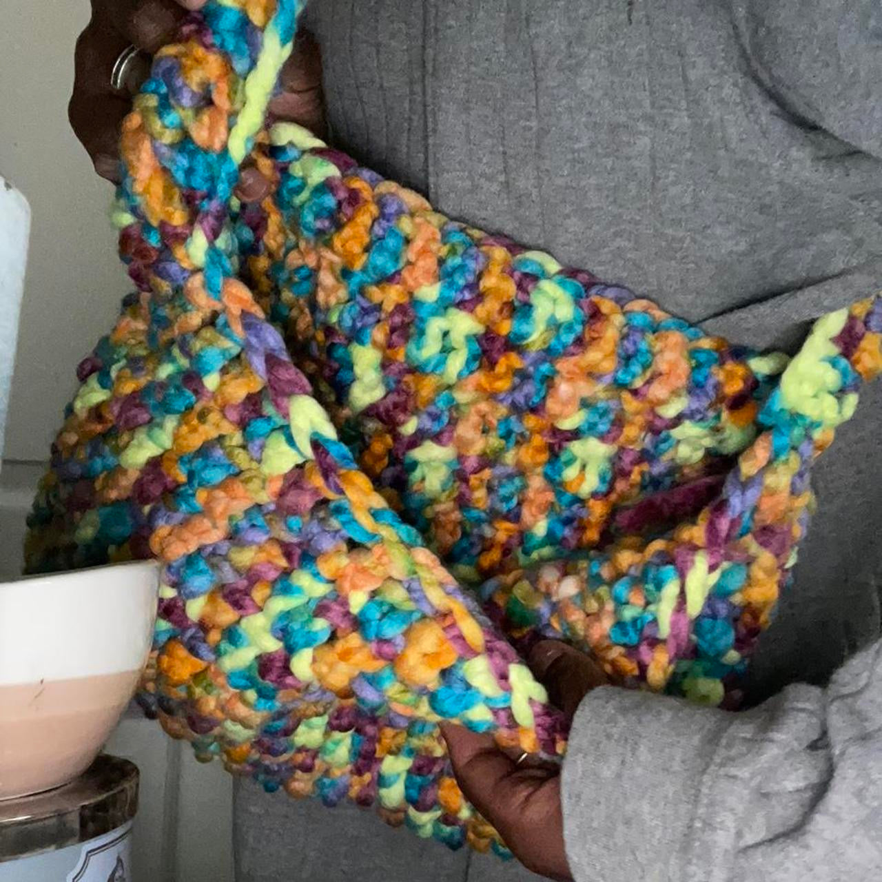 large multicolor shoulder bag/crossbody bag