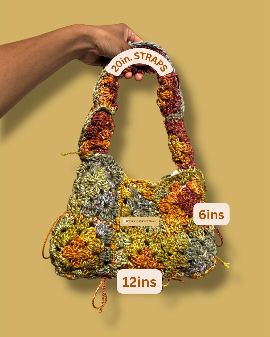 Granny Square Mini Shoulder Bag