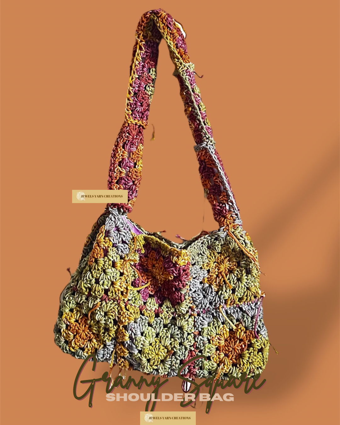 Granny Square Shoulder Bag