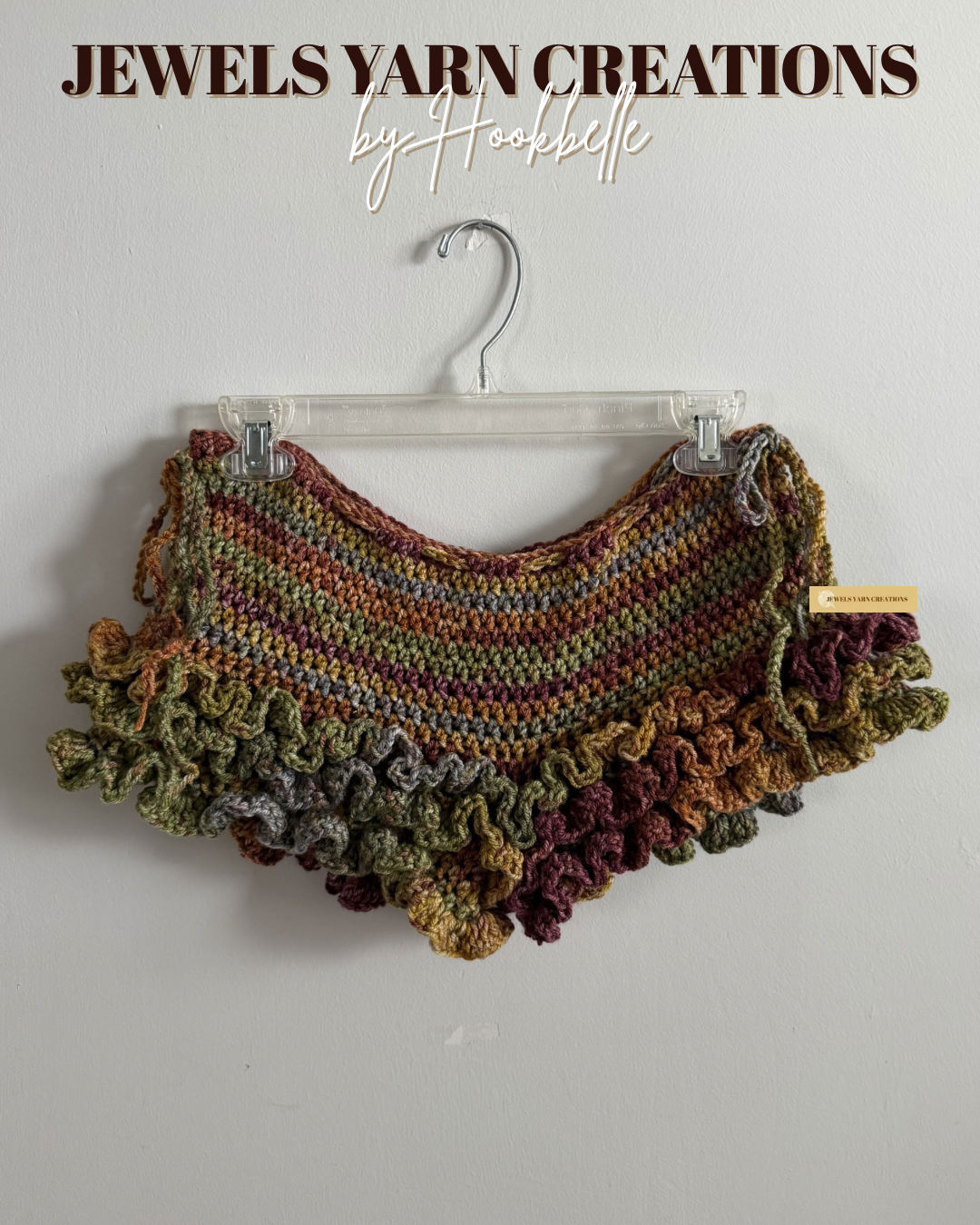Chroma Crochet Ruffled Shorts