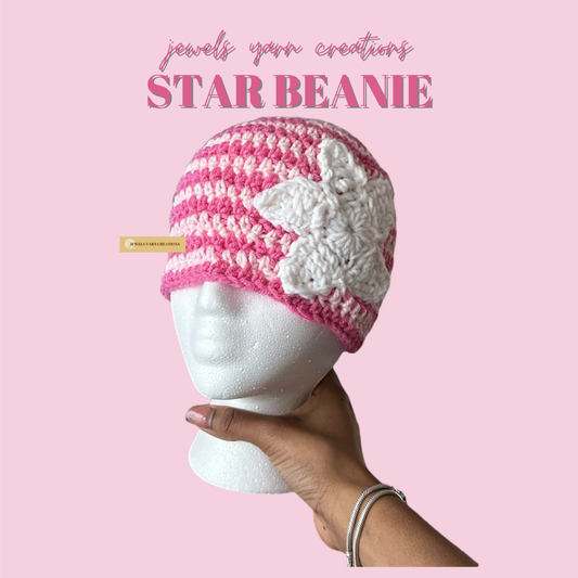 Star Girl Pink Beanie