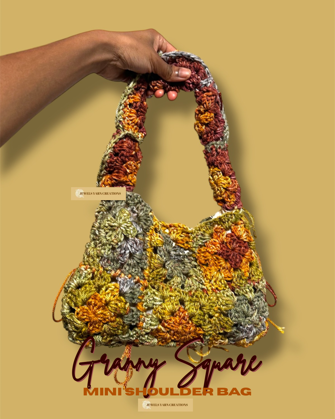 Granny Square Mini Shoulder Bag