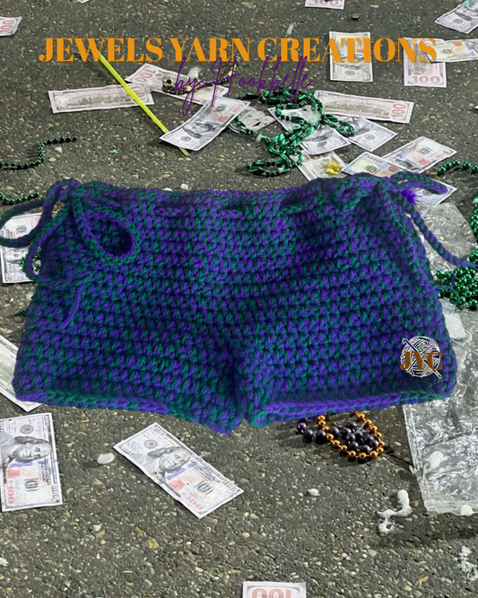 Mardi Gras Shoreline Shorts