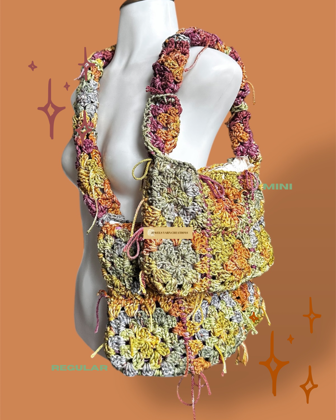 Granny Square Shoulder Bag