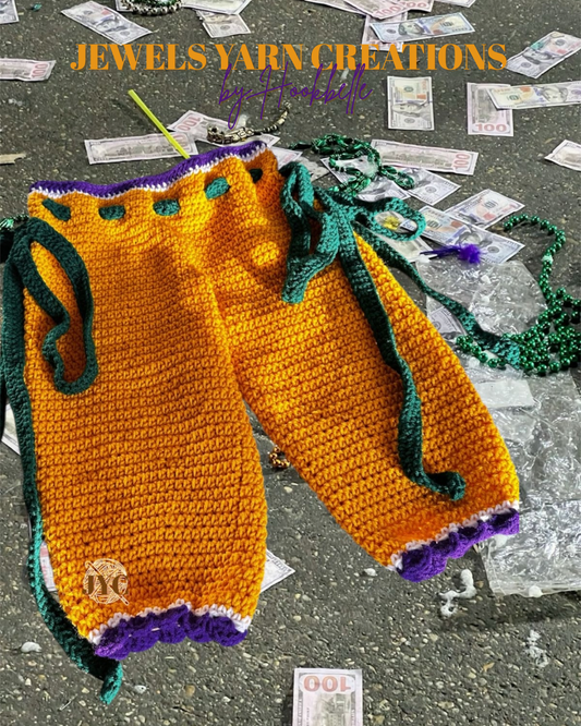 Mardi Gras Custom Ordered Capris