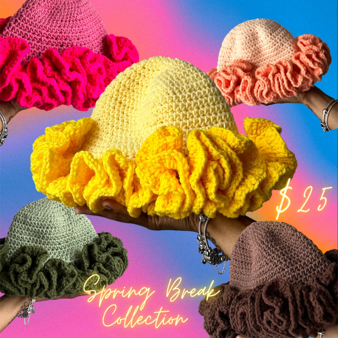 SPRING BREAK BUCKET HATS