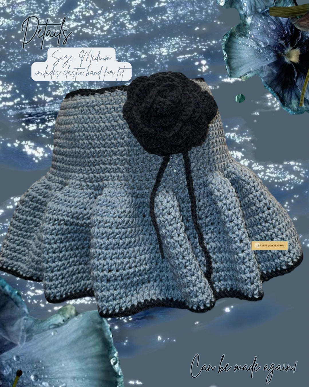 Ruffled Rose Mini Skirt