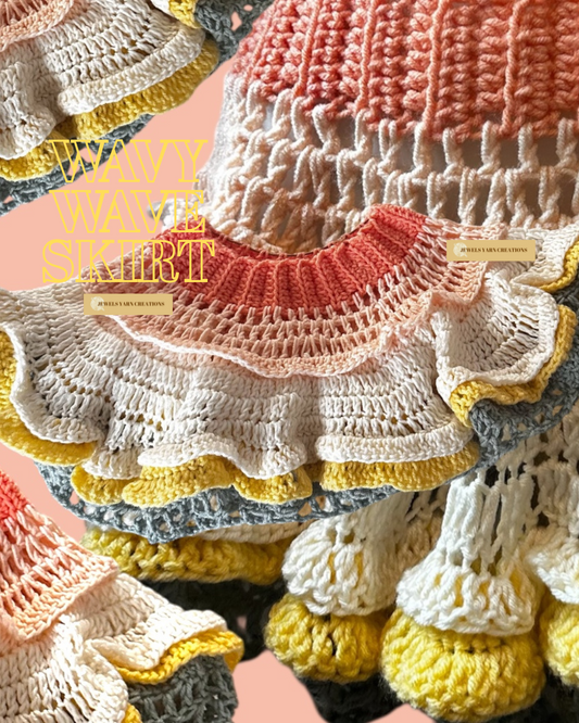 Wavy Wave Skirt- Cover Up