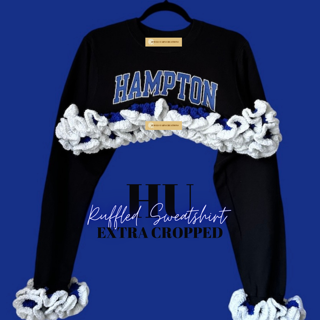 Ruffled Sweatshirt