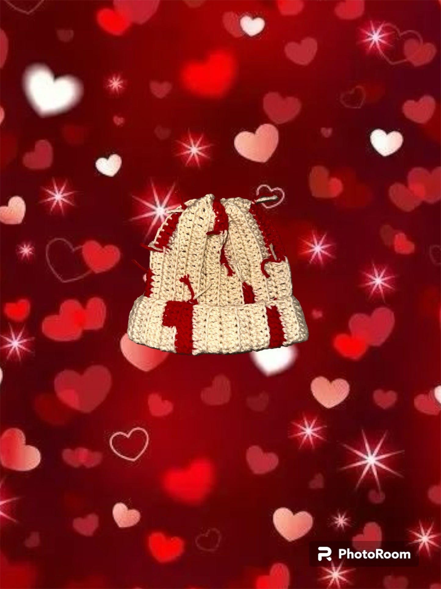 cream with red accents scrappy