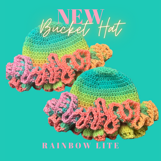 Rainbow Lite Bucket Hat