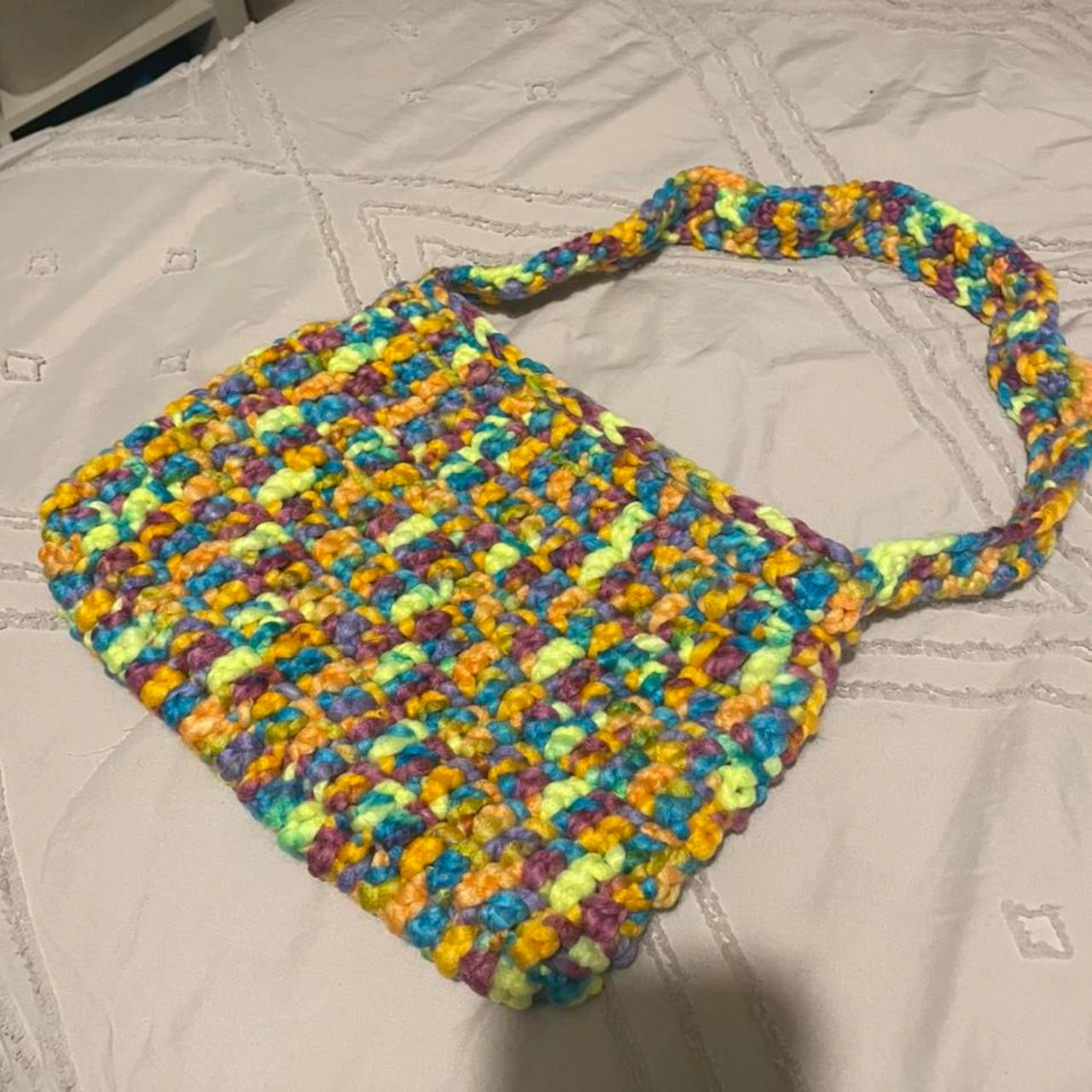 large multicolor shoulder bag/crossbody bag