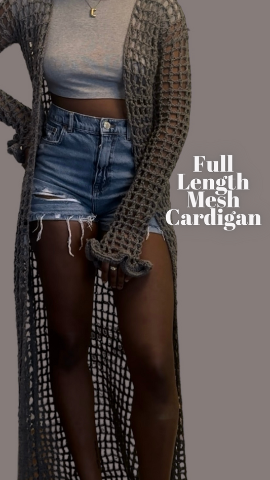 Full Length Spring Cardigan